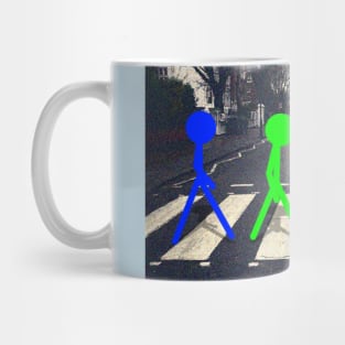 stickman the beatles Mug